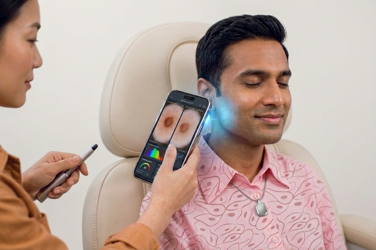 Dermatoscopio digitale