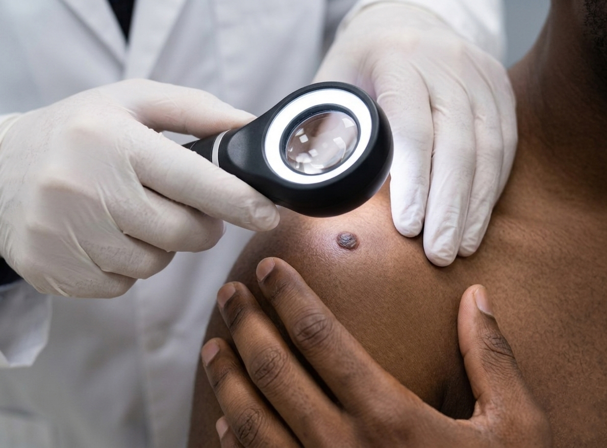 Dermatoscopio manuale