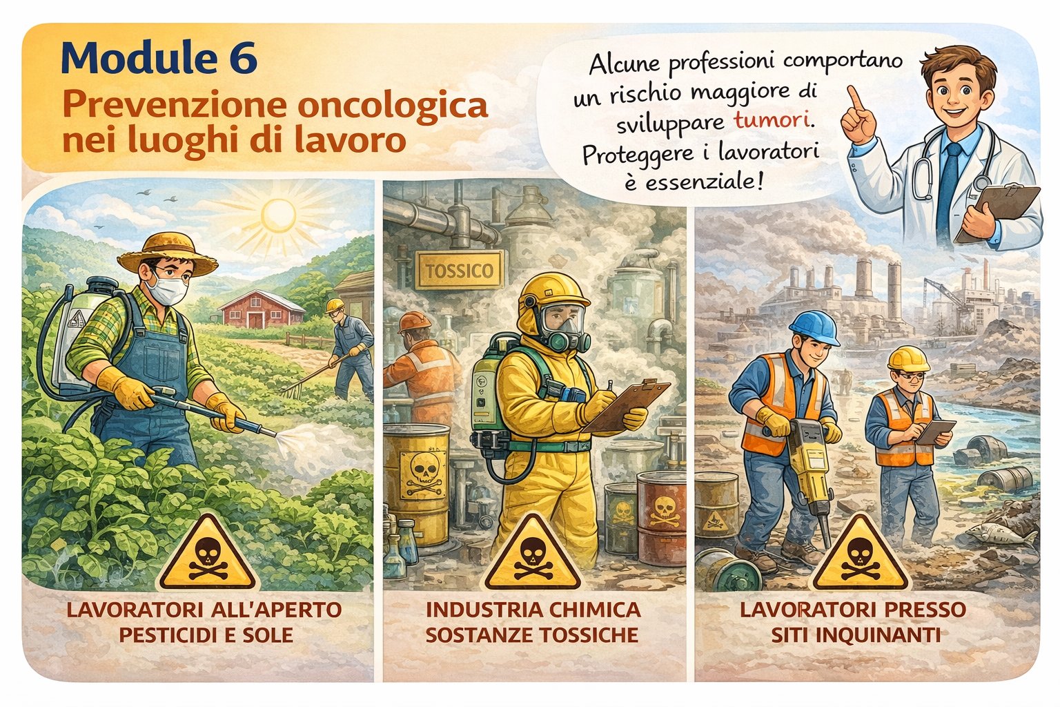 Module 6 — Prevenzione oncologica nei luoghi di lavoro